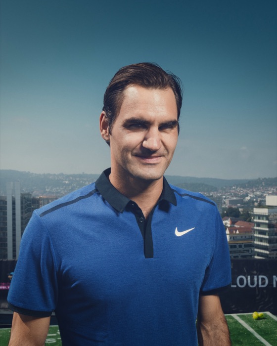 Roger Federer, fotografiert von Marcin